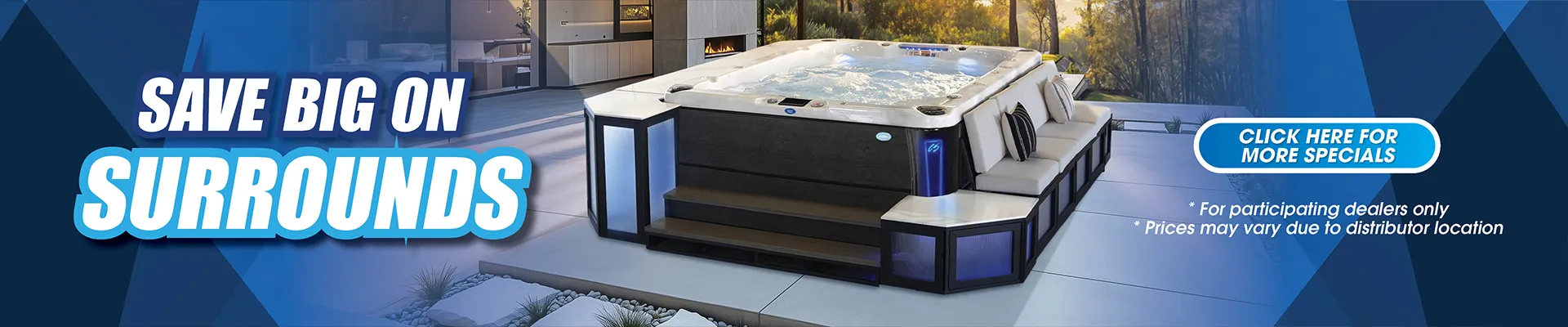 Calspas hot tub being used in a family setting - Berwyn