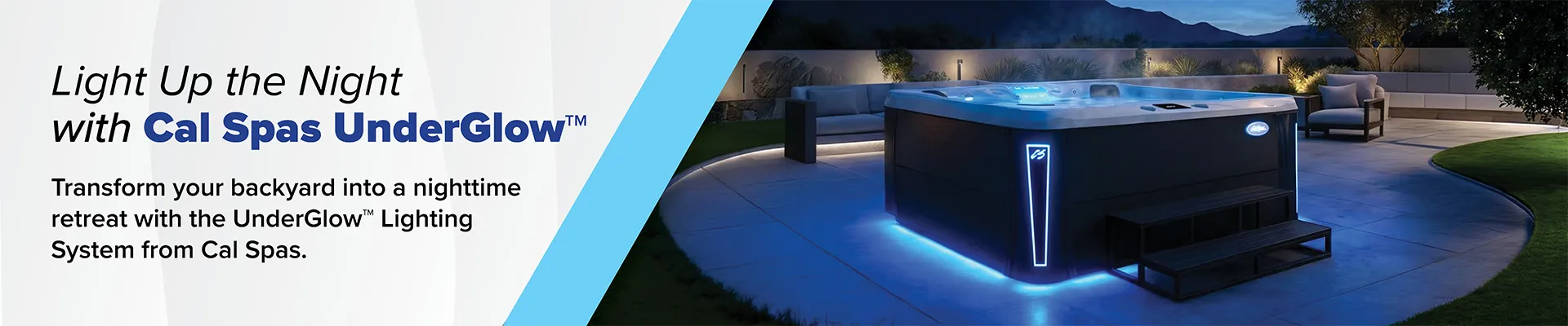 Calspas hot tub being used in a family setting - Berwyn